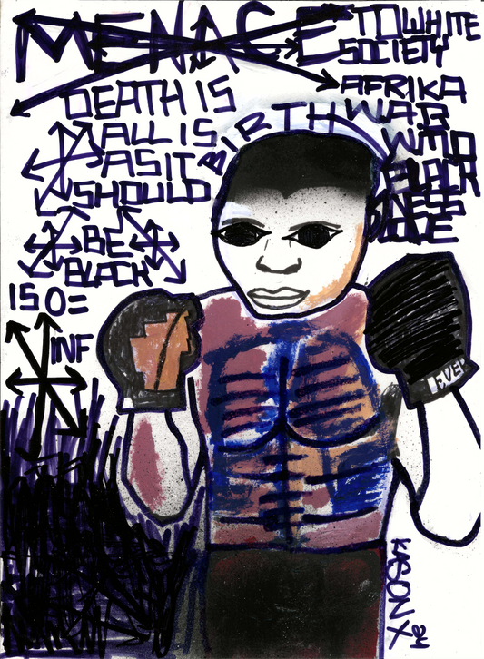 Congo Warrior (print with remarque), 2024